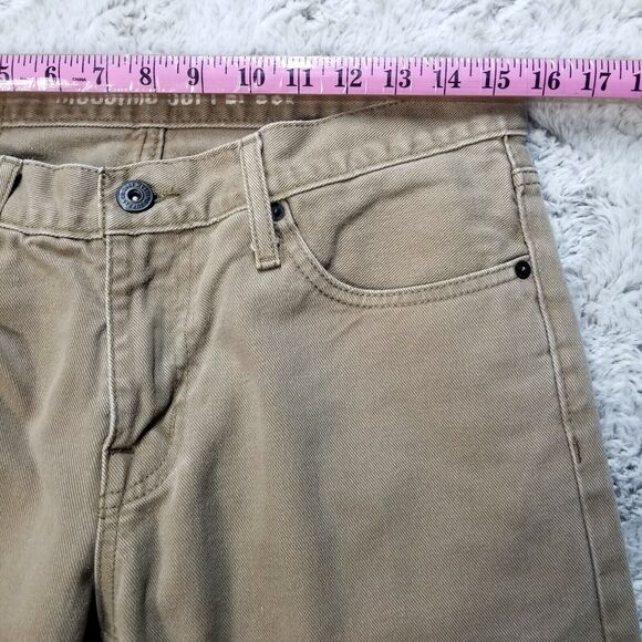 Mossimo Supply Co Jeans Mens Size 32x30 Brown Slim Straight Dark Wash Denim - Picture 3 of 12